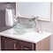 Novatto FALLS Single Lever Waterfall Vessel Faucet Set, Brushed Nickel/ Clear Glass GF-001BN-C-PUD - alternate 3